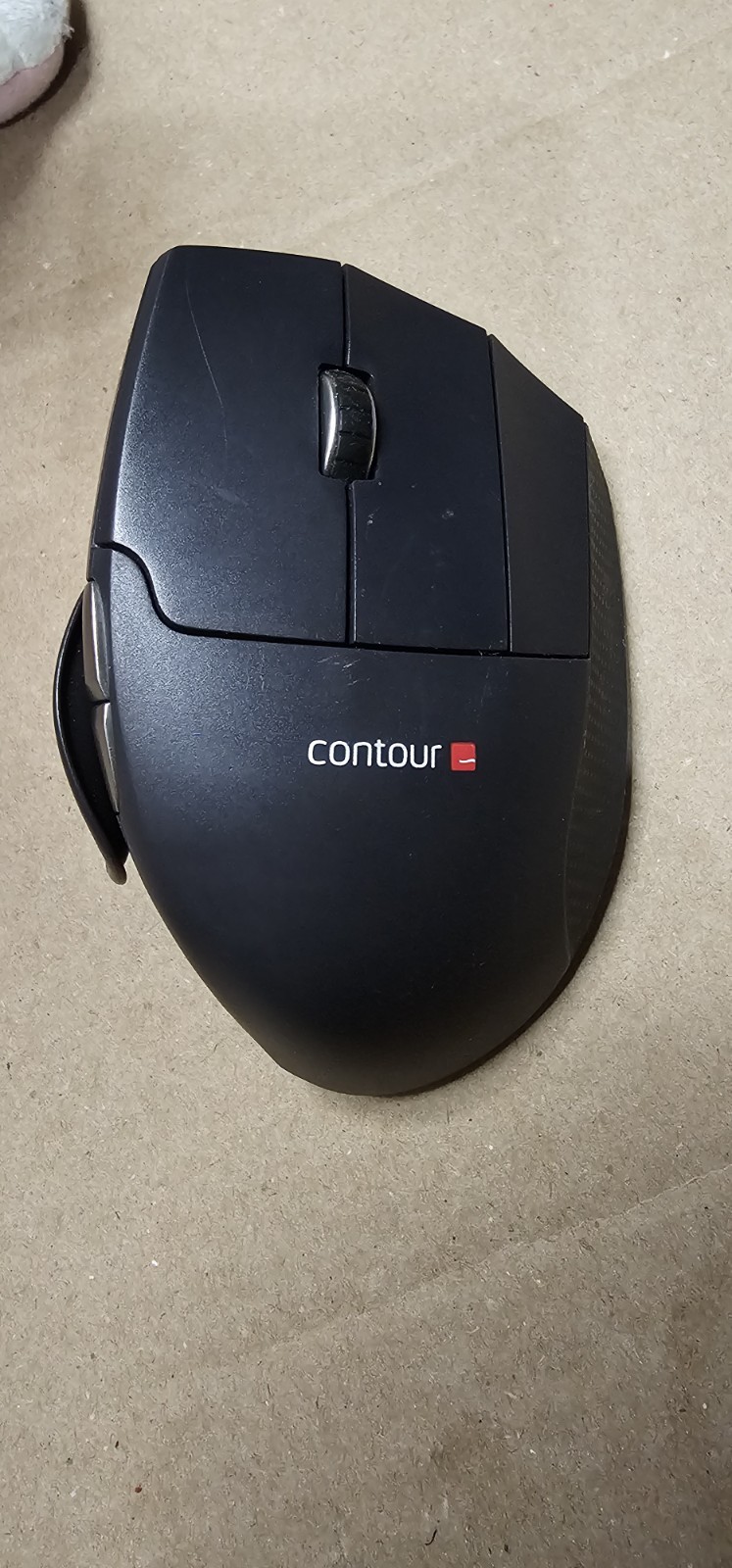 Contour Design Unimouse Right-Handed Wireless Rechargable Mouse Loose Works