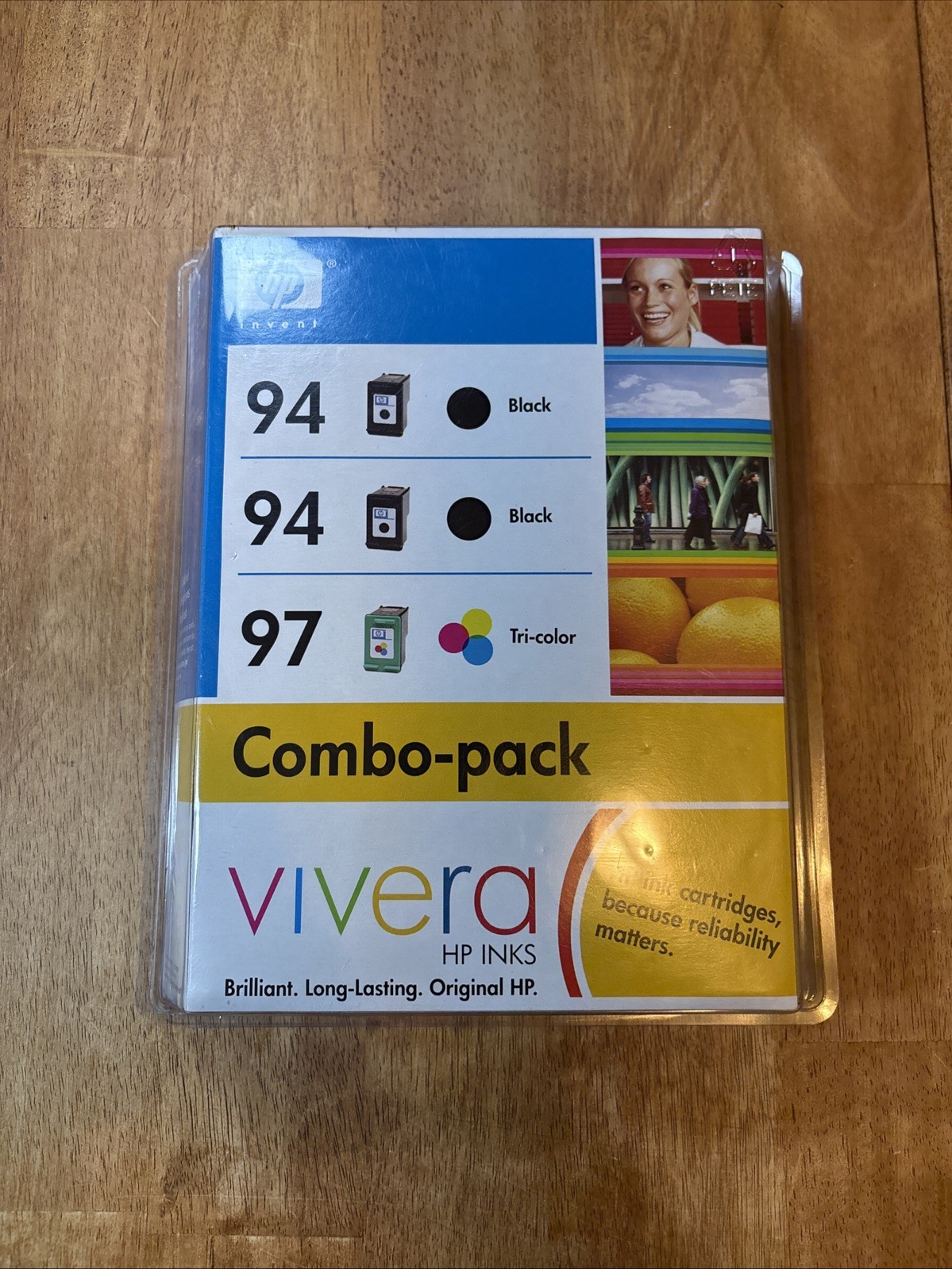 HP Vivera 96 97 Tri-Value Ink Pack 1 Black 2 Tri-Color Sealed Exp 2009