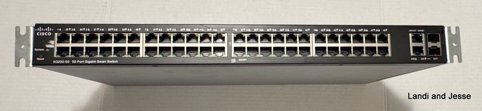 Cisco SG200-50 50-Port Gigabit Smart Switch L2 SMB Network Gear SLM2048T V02