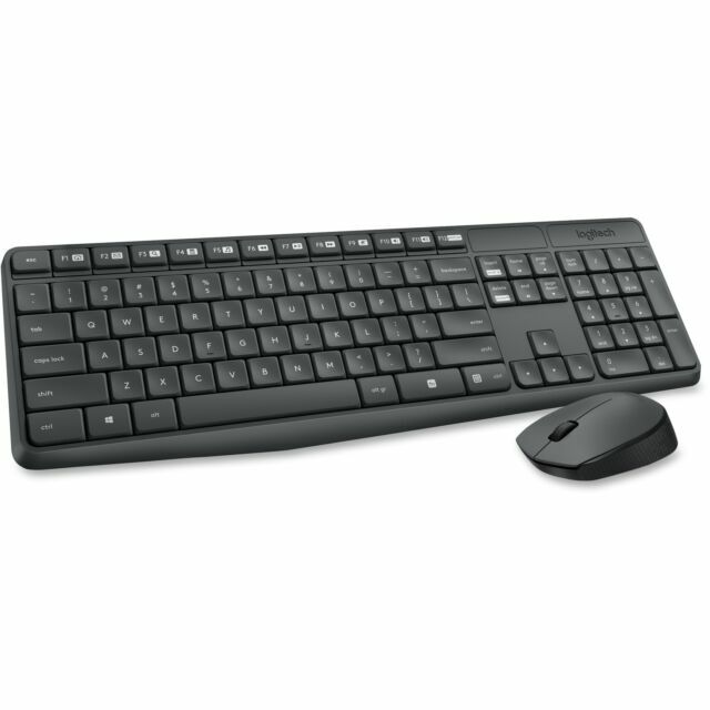 Logitech MK235 Wireless Keyboard and Mouse Combo for PC