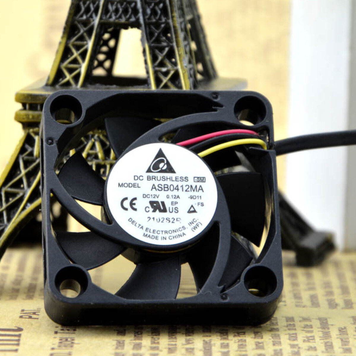 1X 4CM ASB0412MA Server Small Quiet Chassis Cooling Fan 12V 0.12A 4010