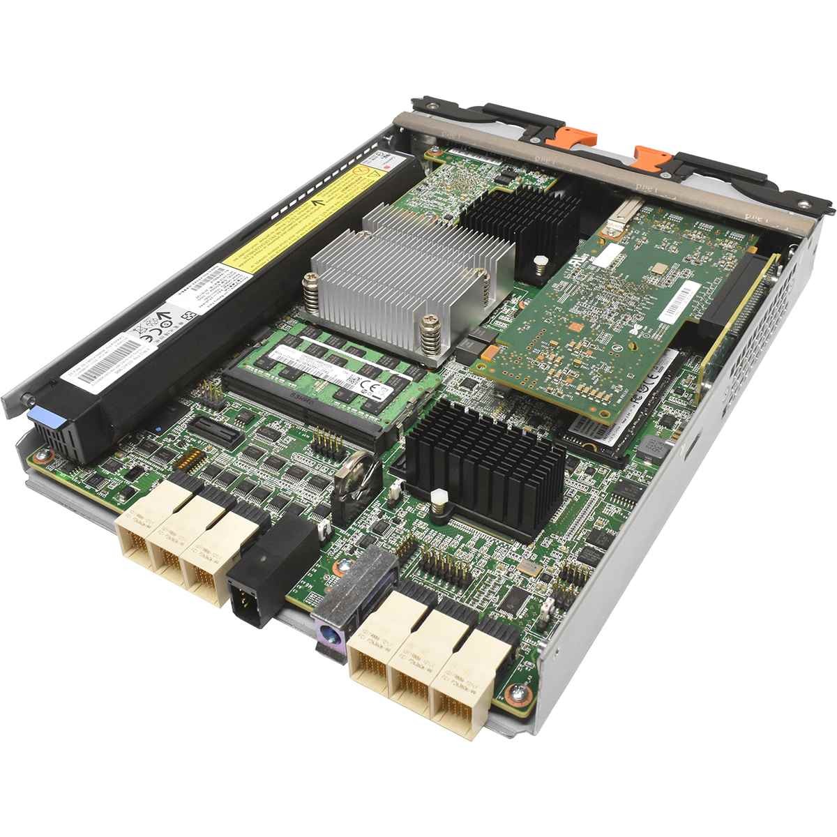 IBM 01LJ610 Controller Node Canister for Storwize V5030 V5030F + 4x 16Gbps GBIC