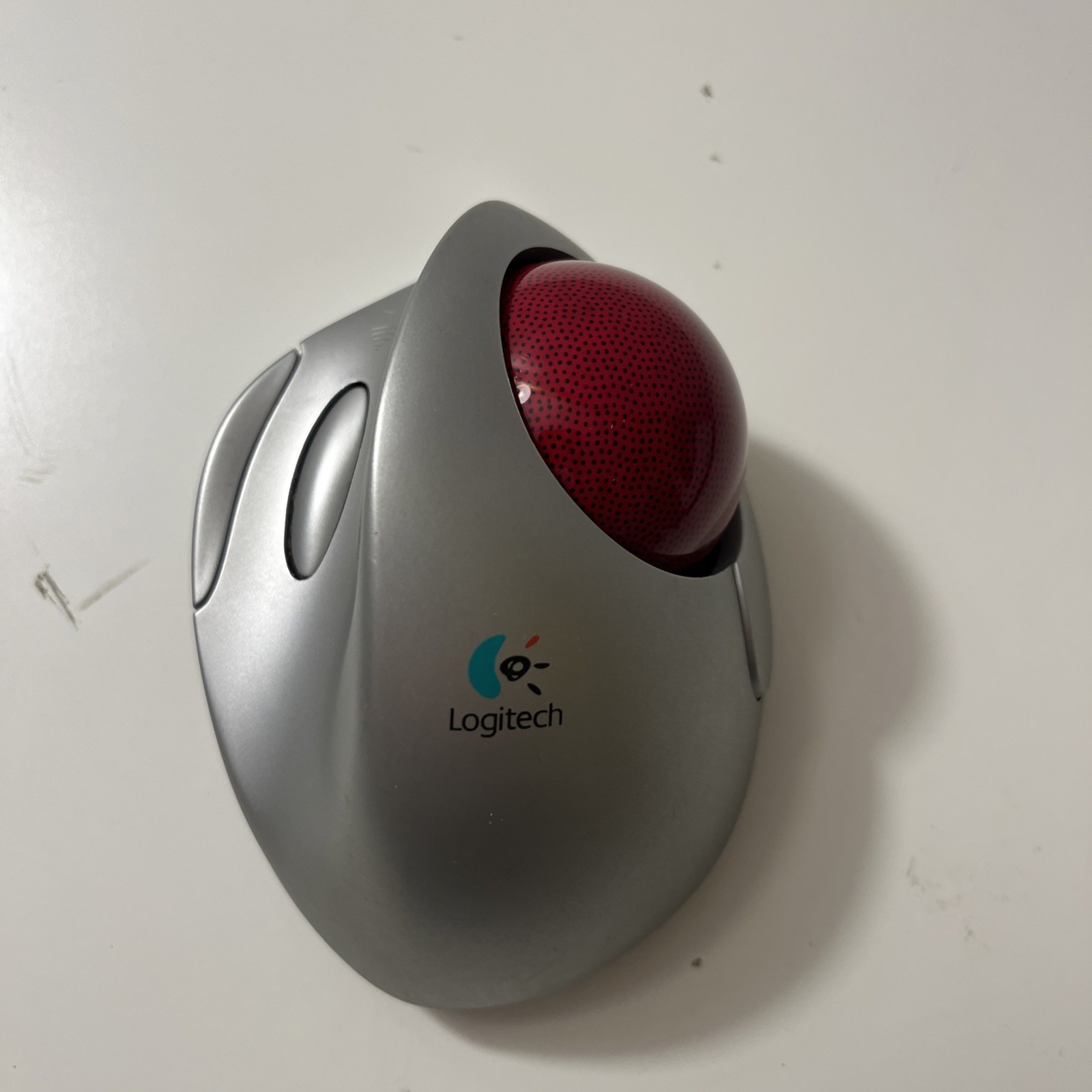 Logitech Cordless TrackMan FX Optical Mouse T-RA17 No Receiver Untested