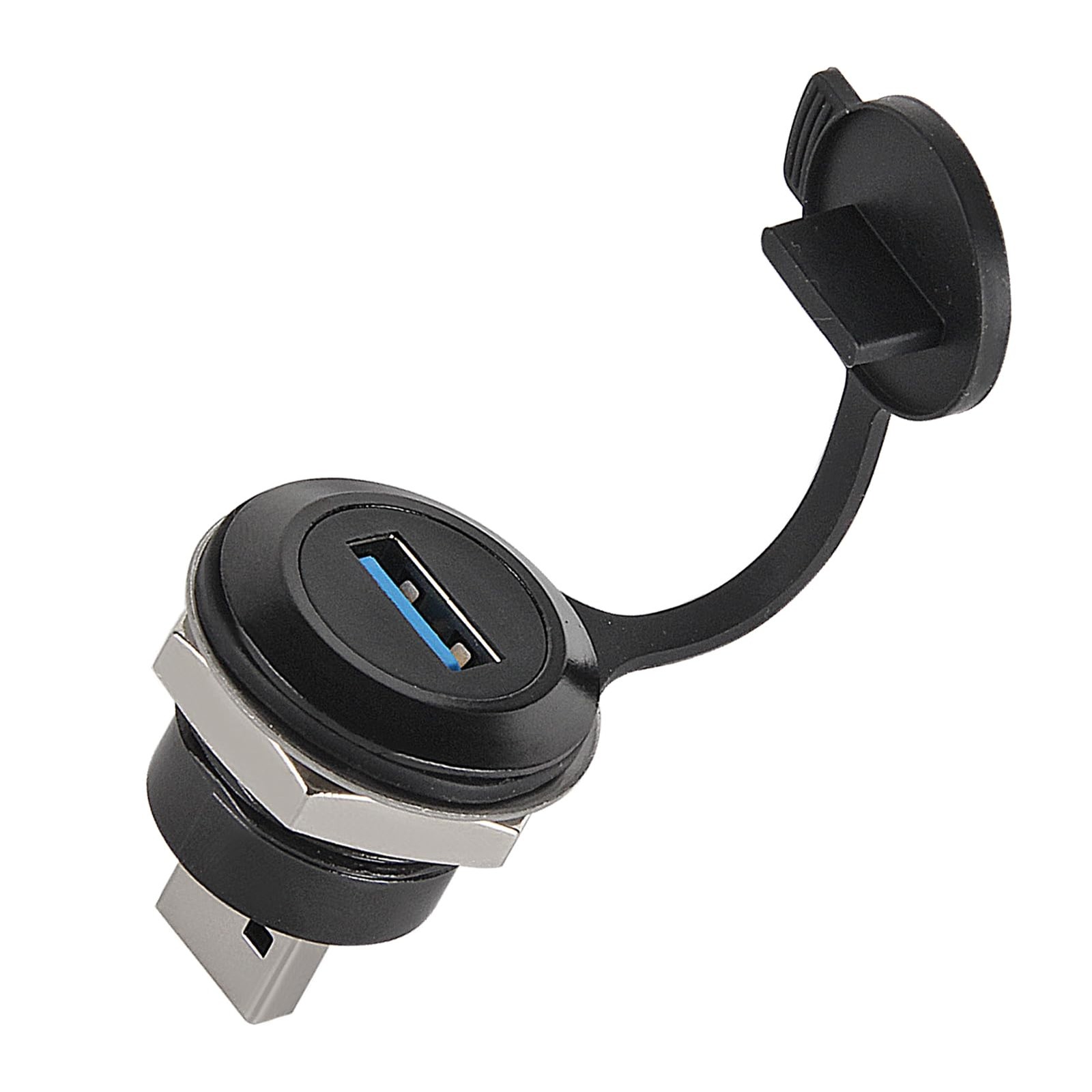 1 PCS USB 3.0 Male To Female Extension Cable Adapter Panel Mount Connector
