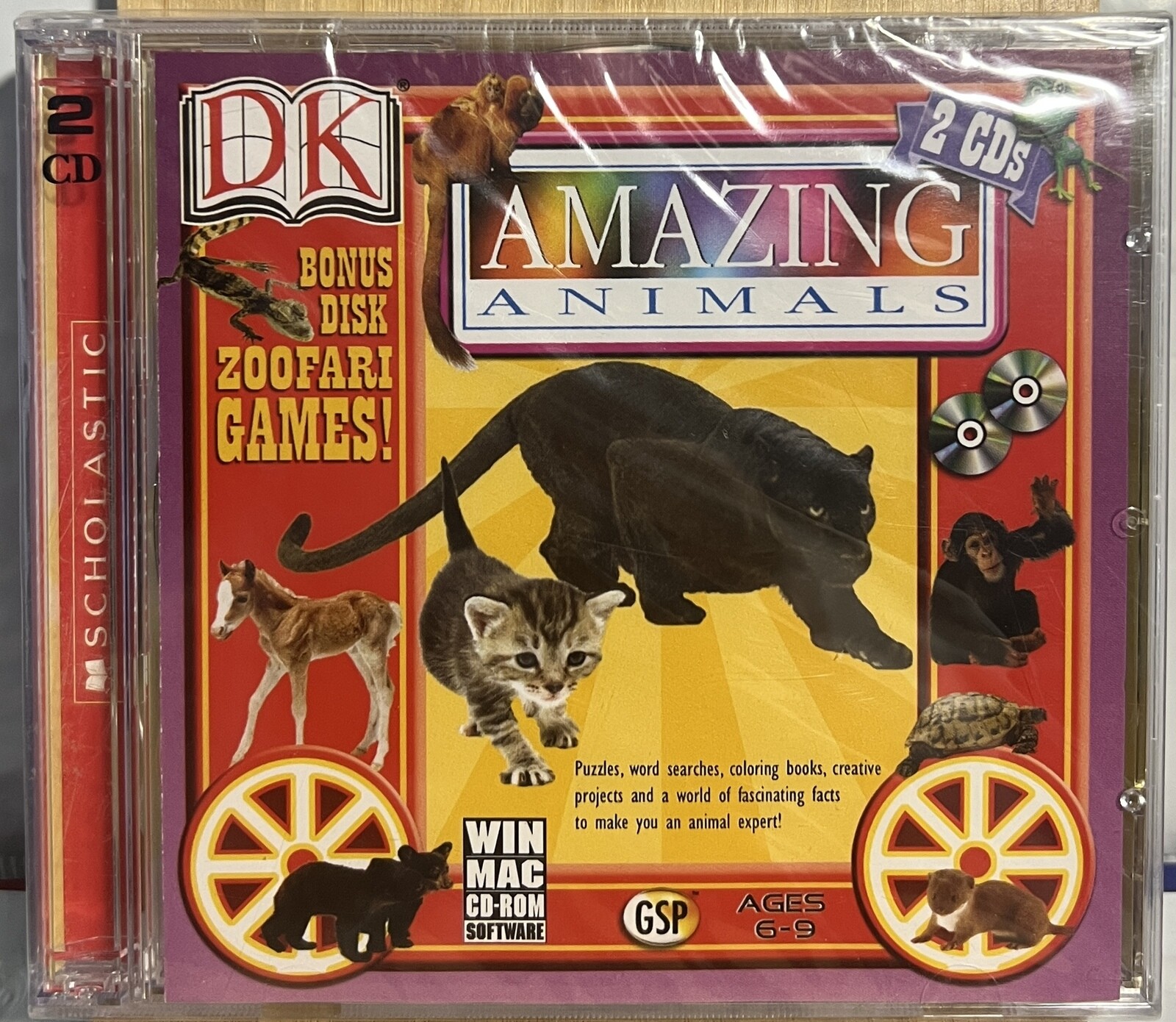 DK Amazing Animals [Win & Mac CD-ROM] 9780439800266 - Bonus Game - Zoofari