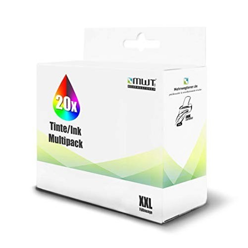 Eurotone 20x Cyan Inkjet Compatible Canon CLI571+PGI570 Ink Cartridge