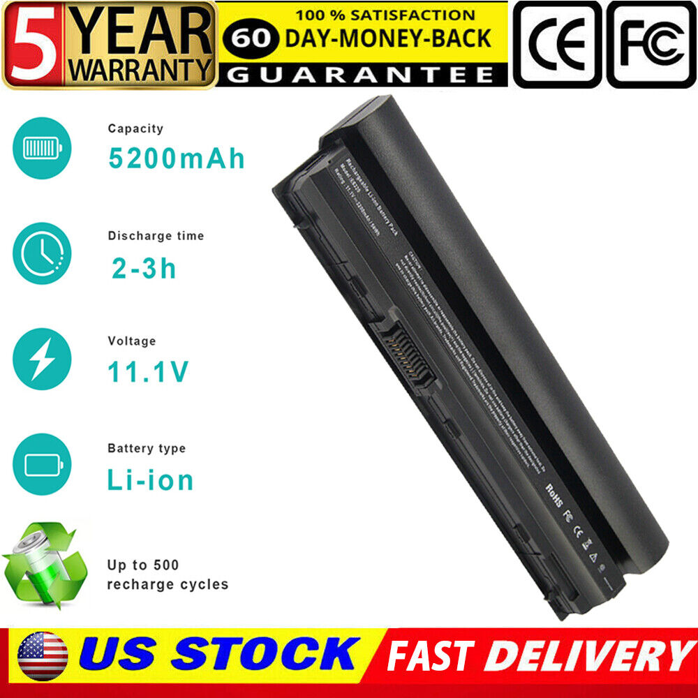 Battery for Dell Latitude E6220 E6230 E6320 E6330 E6430S 11HYV J79X4 5200mAh