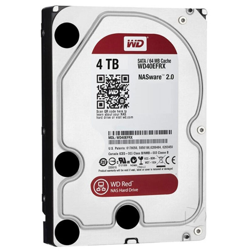 for Western Digital Red WD40EFRX 4TB 3.5" 5400RPM Internal NASware HDD Hard Disk