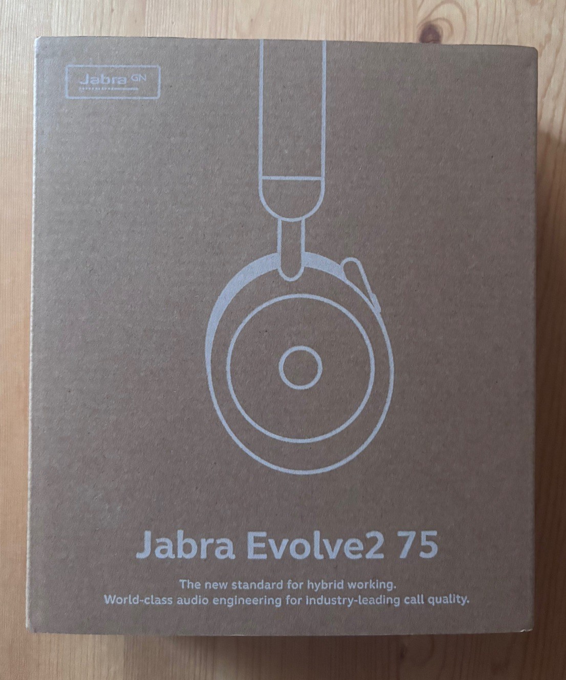 Jabra Evolve2 75 MS Wireless Bluetooth Stereo Headset Black Brand New in box 