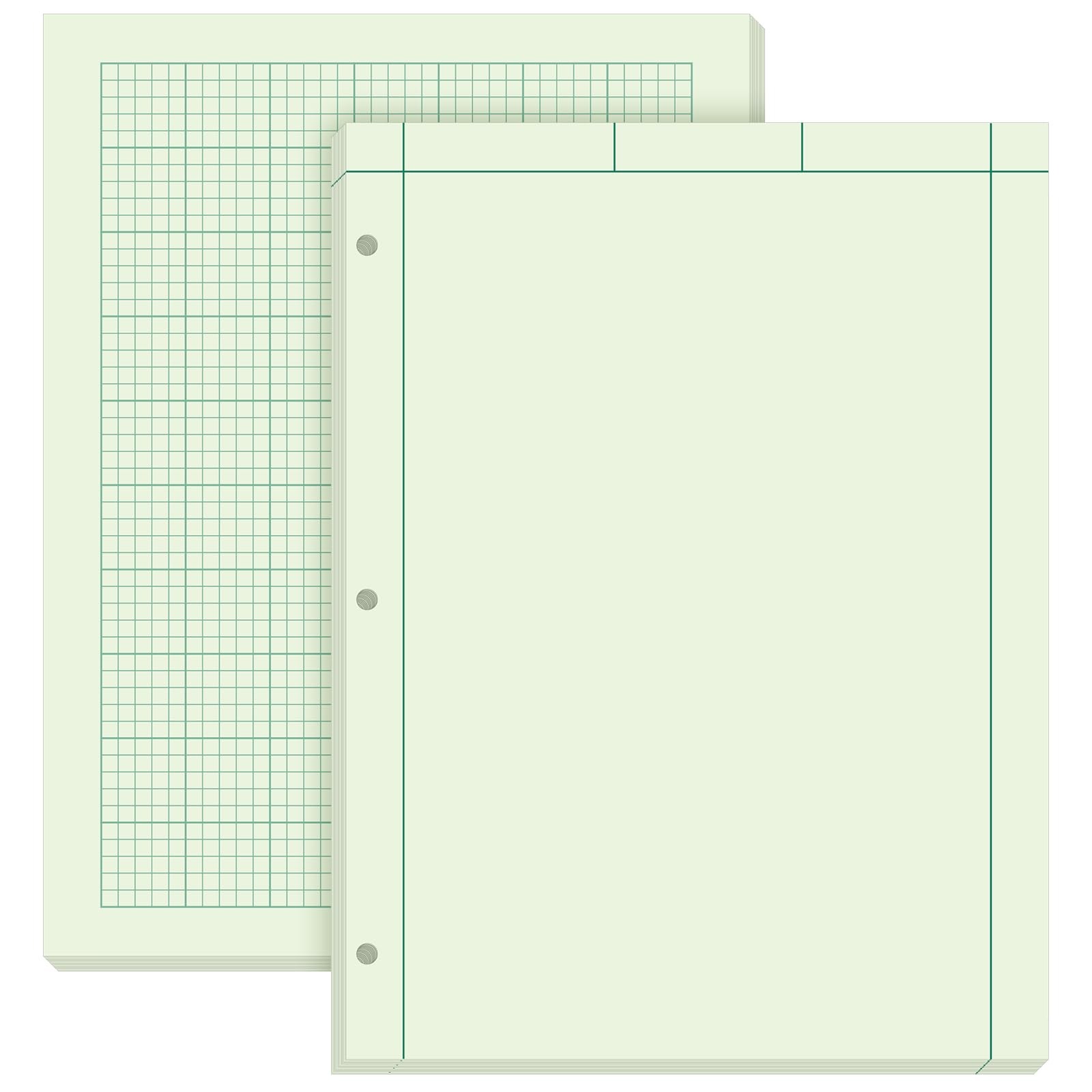Engineering Paper Notebook 2 Pcs Green Computation Pad Seajan