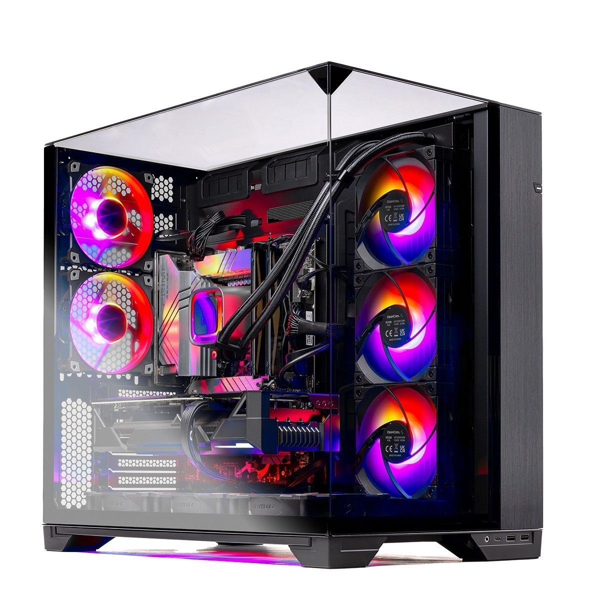 Skytech O11 Vision Gaming PC, RYZEN 7  5800X, RTX 3080 Ti, 1TB GEN4, 16GB -USED