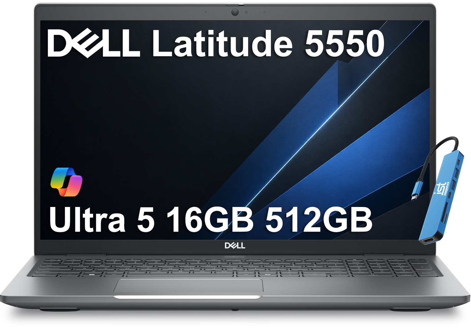 Dell Upgraded Latitude 5550 15.6 inFHD AI Core Ultra 5 16-64GB RAM 512GB-2TB SSD