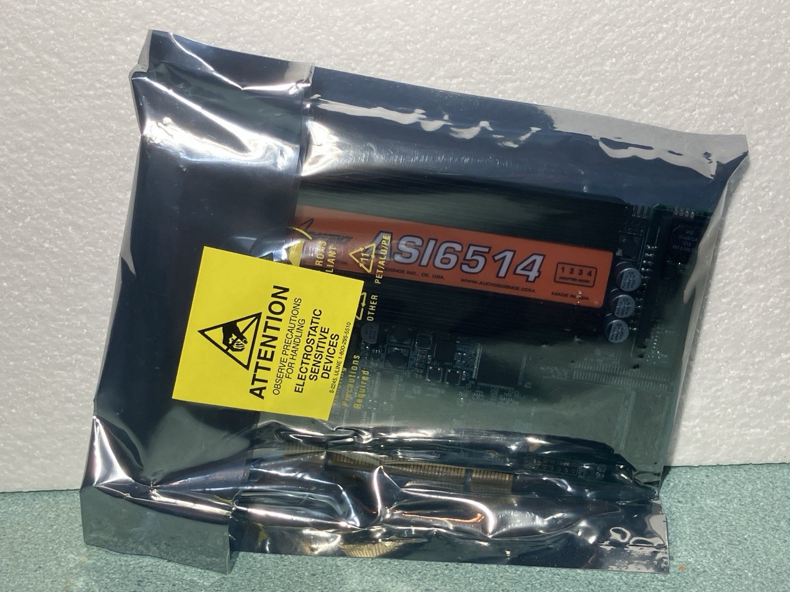 AudioScience ASI6514 - PCI - Broadcast Multichannel Sound Card - Card Only  NEW