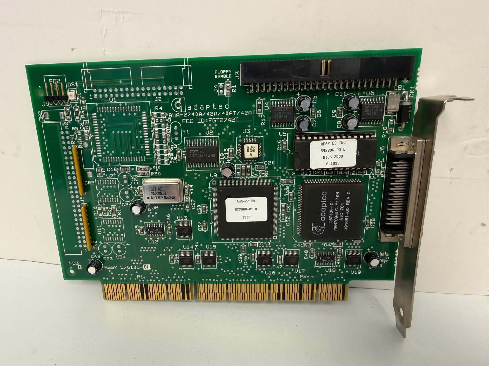 ADAPTEC AHA-2740A EISA SCSI CONTROLLER ADAPTER WITH WARRANTY