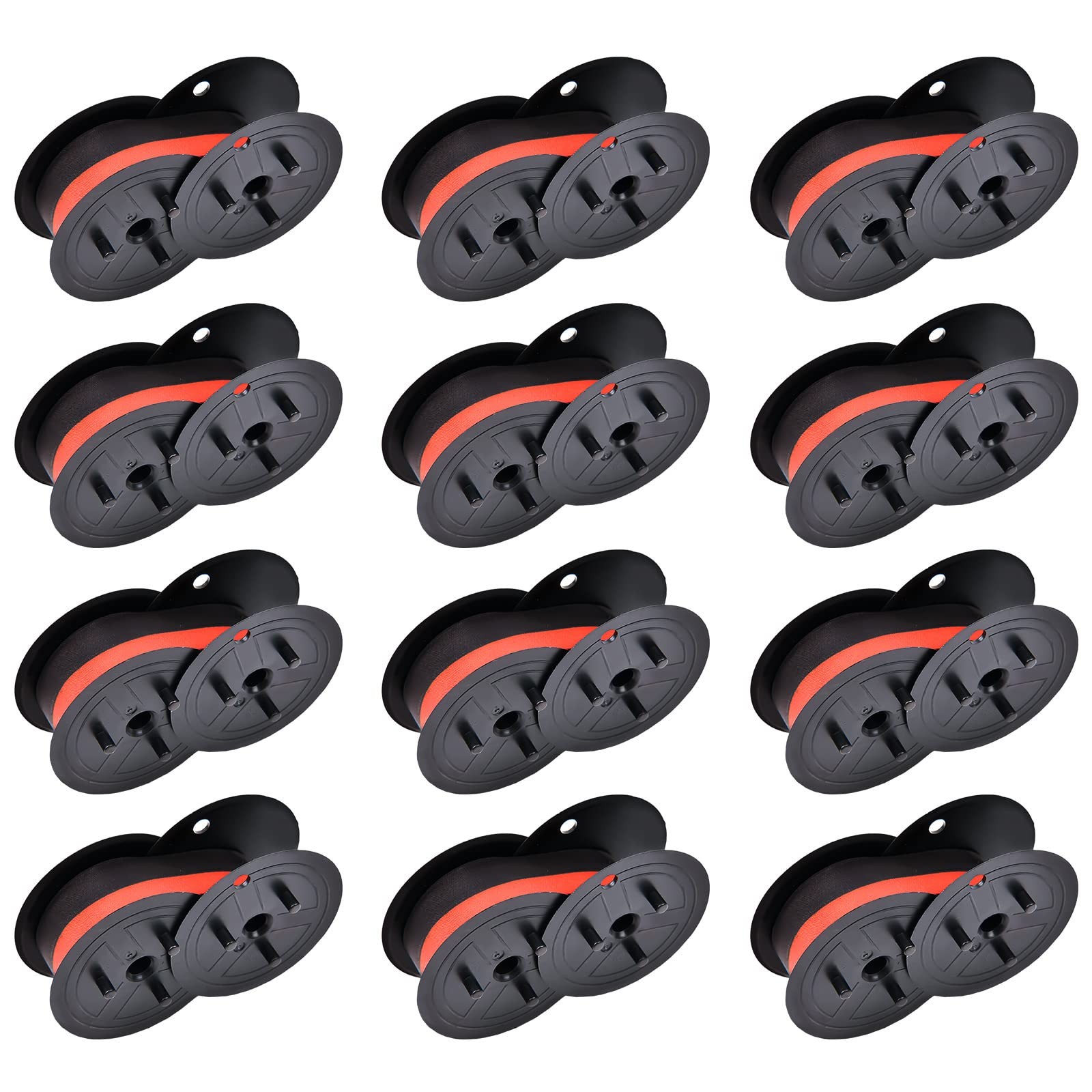12 Pack Calculator Ribbon Replacement for GR24BR Porelon 11216 Universal Twin Sp