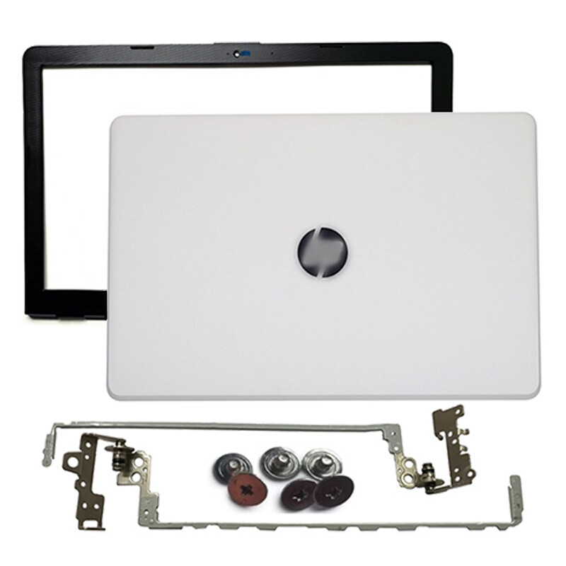 New for HP 15-BS 15T-BS 15-BW 250 G6 255 G6 White LCD Back Cover/Bezel/Hinges