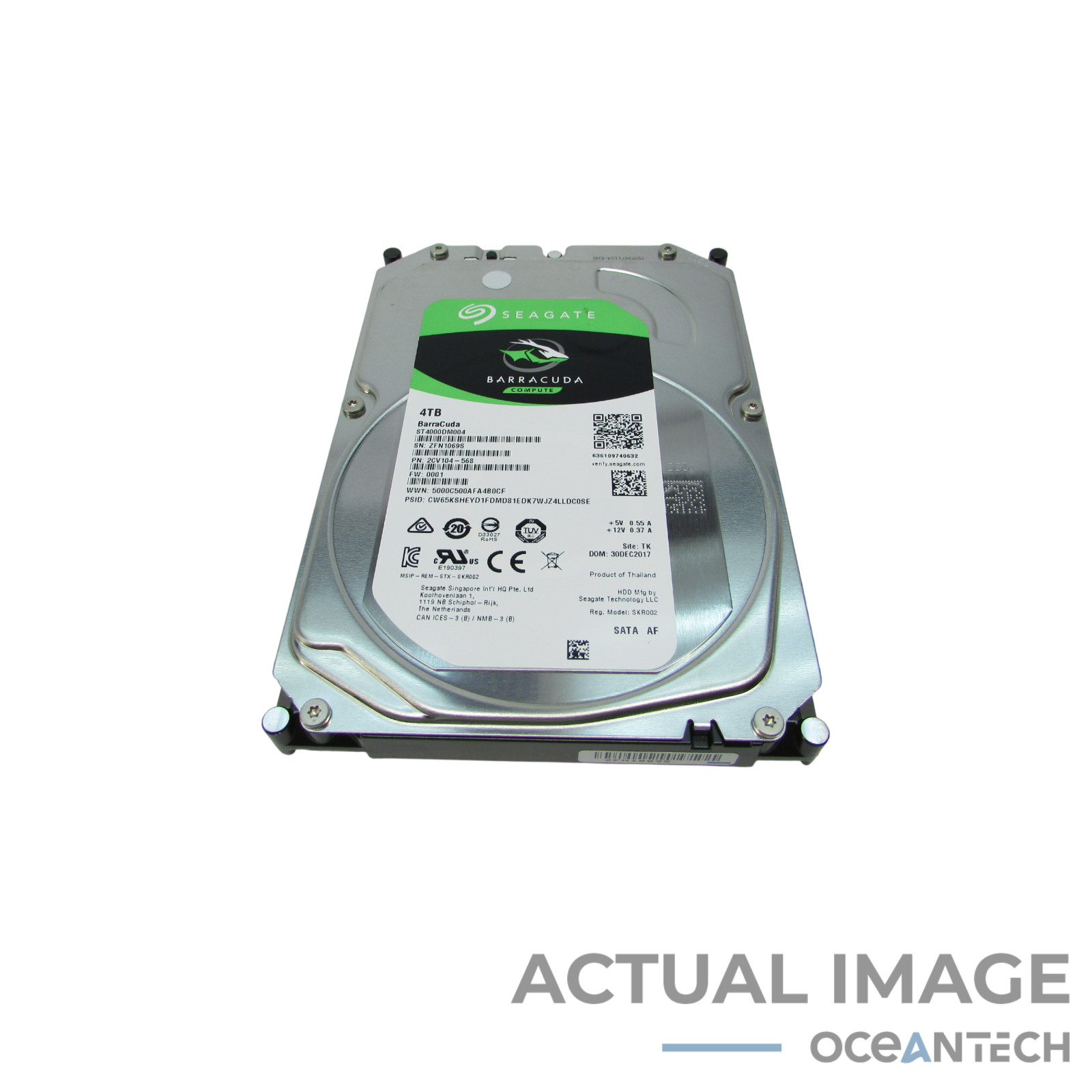 Seagate 4TB SATA 3.5" Internal Desktop PC Hard Drive (ST4000DM004) 2CV104-568