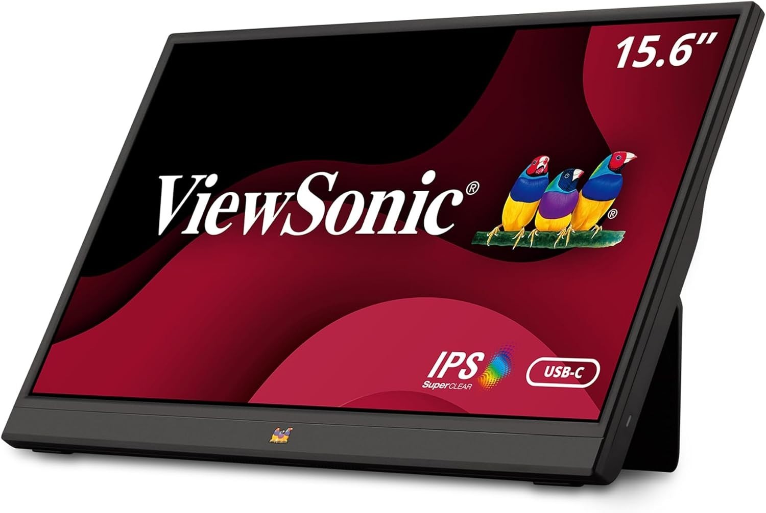 ViewSonic VA1655 15.6 Inch 1080p FHD IPS Portable Monitor with Built-in Stand