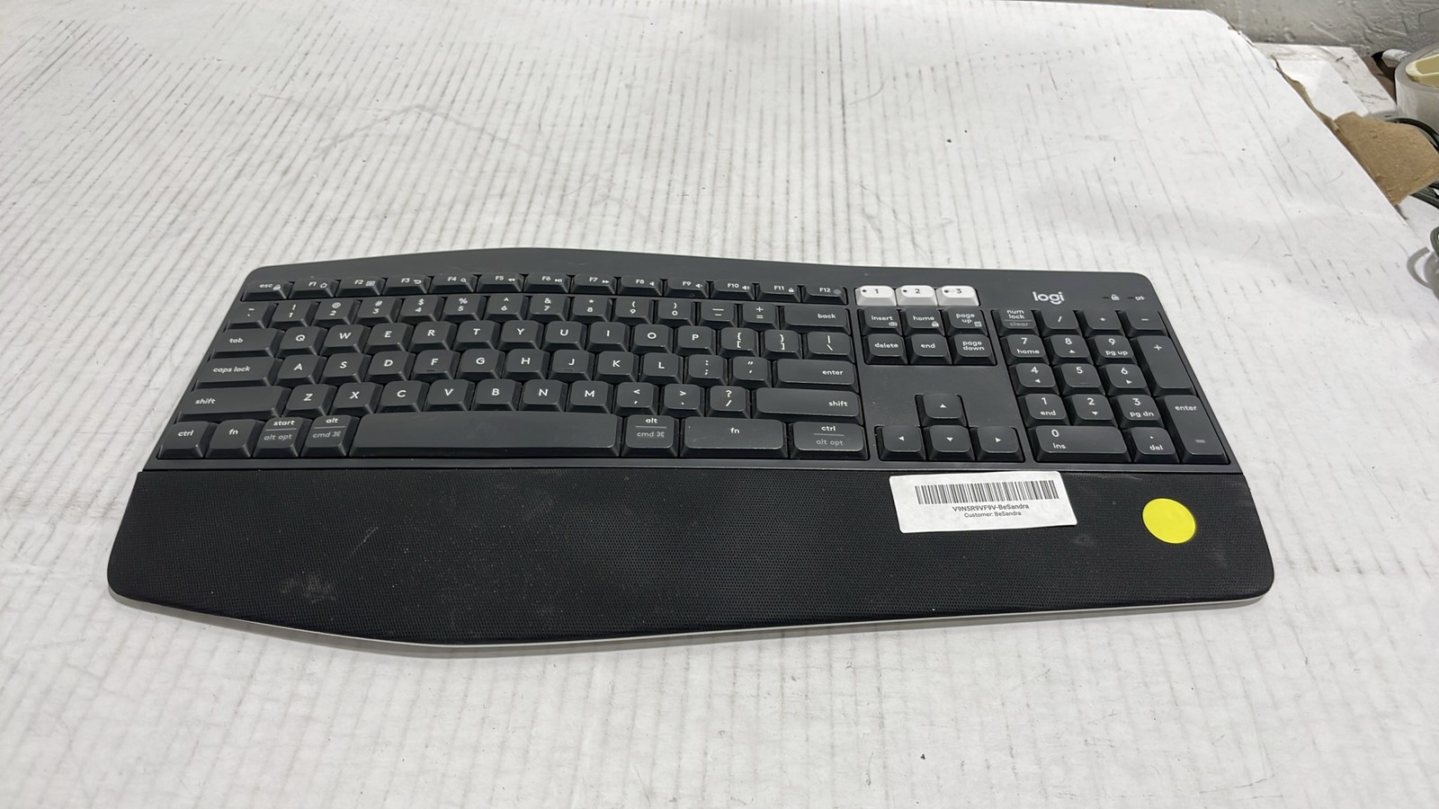 Logitech K850 Wireless Keyboard Bluetooth Full Size Ergonomic Y-R0061