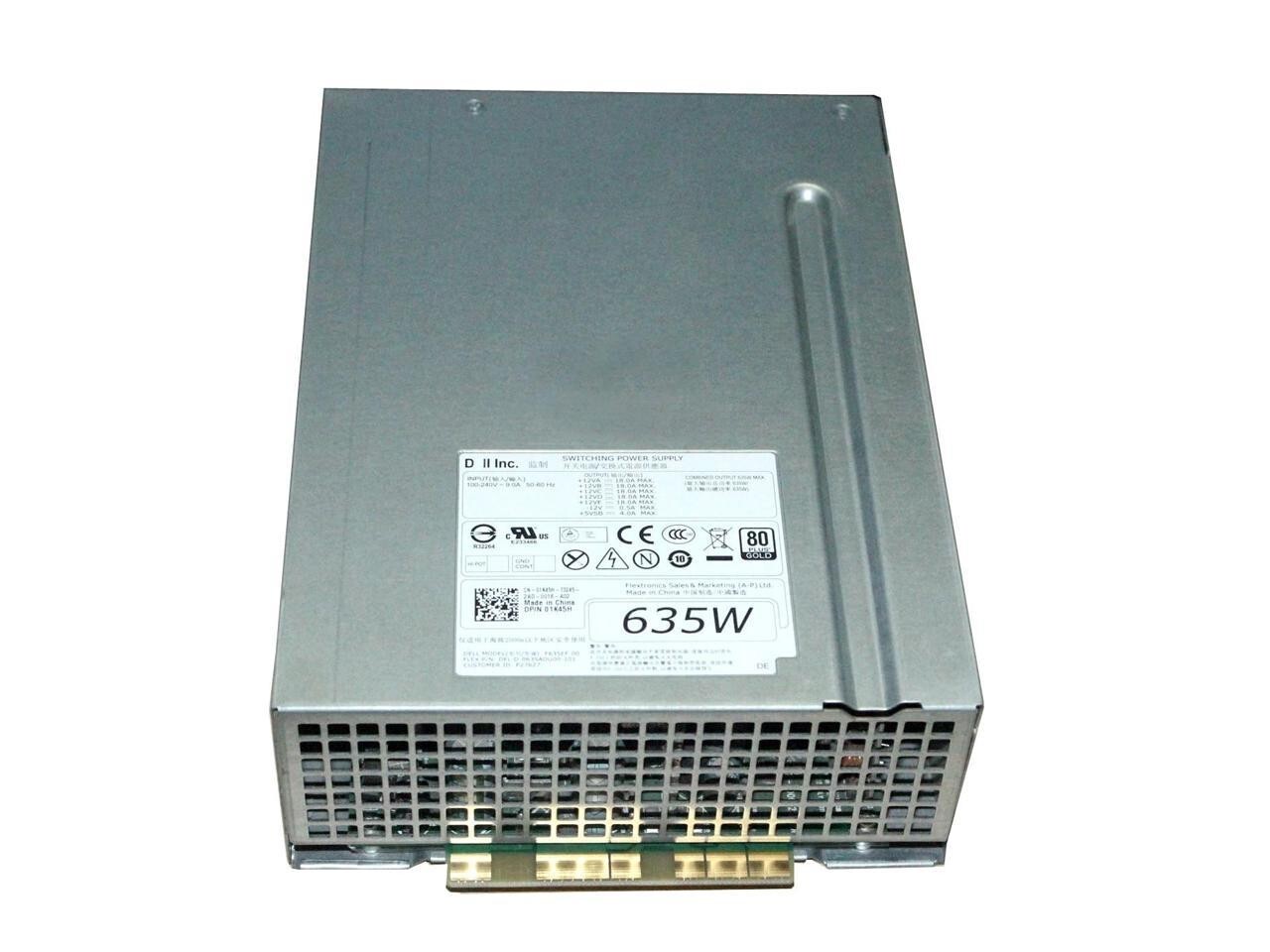 Dell D635EF-00 Power Supply Module 635W NVC7F 0NVC7F, CN-0NVC7F TESTED USA