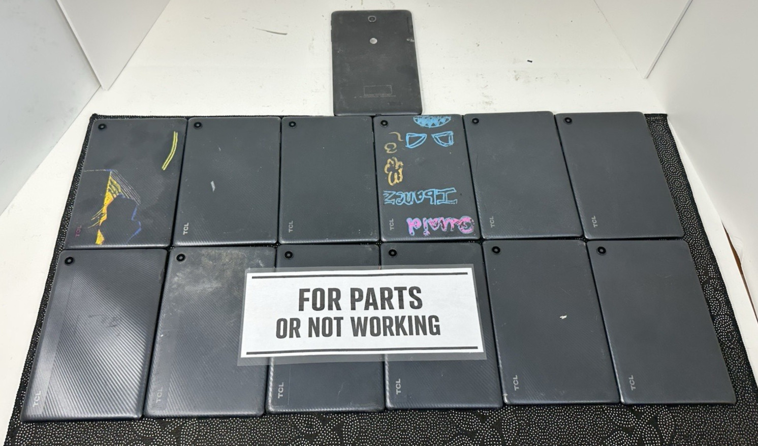 LOT OF 13 TCL Mixed Models Tablets FOR PARTS OR NOT WORKING