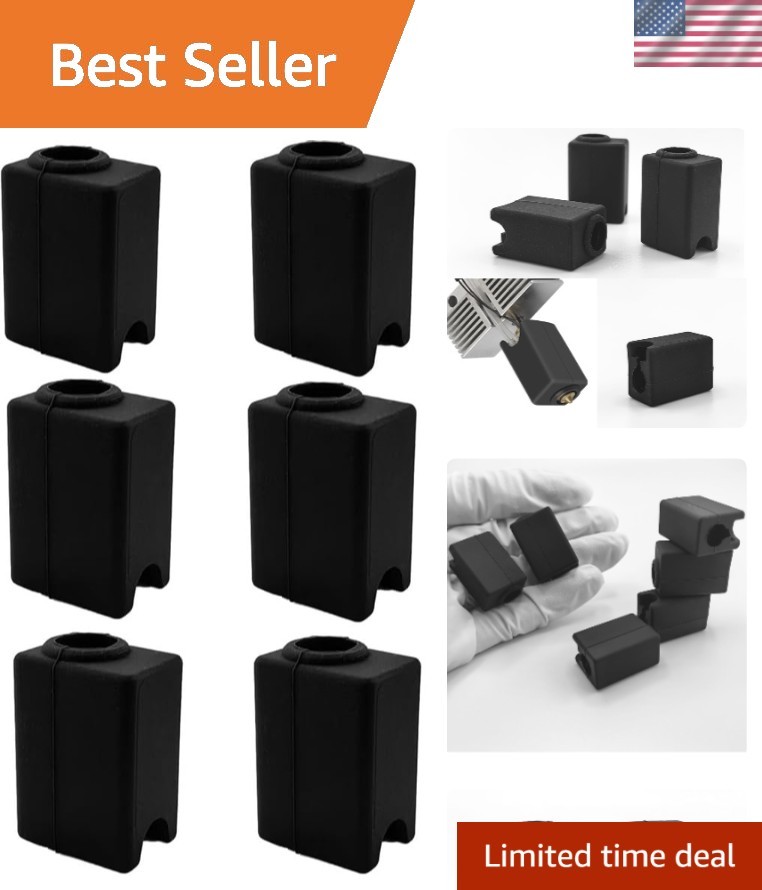 High-Temperature Silicone Socks for Elegoo Neptune 4 Plus & Max - 6-Pack Set