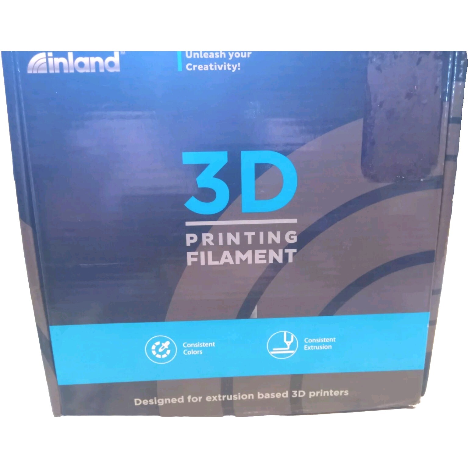 Inland 3D Printing Filament 2.85 MM  Gray New Old Stock PLA