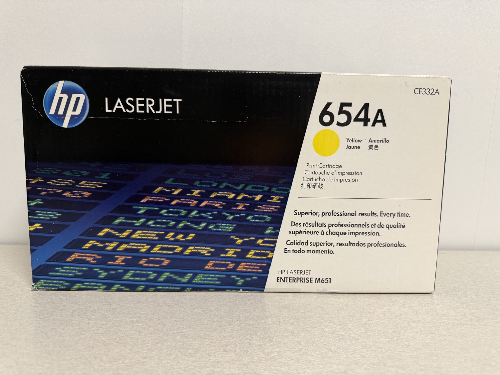 HP 654A (CF332A) Yellow Toner Cartridge