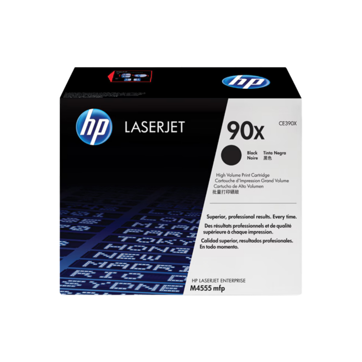 New Open Box HP 90X High Yield Black Original LaserJet Toner Cartridge, CE390X