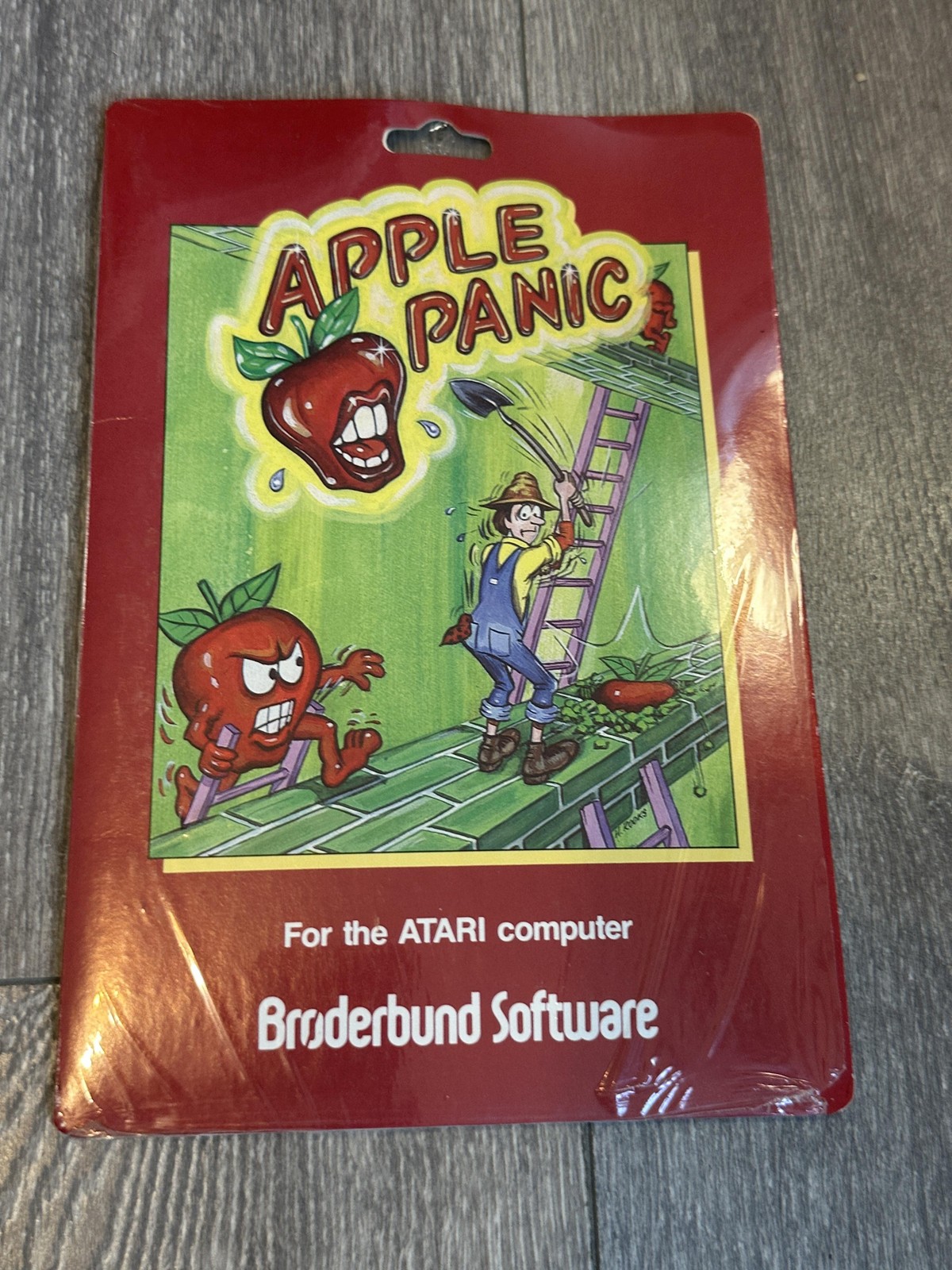 Vintage Apple Panic Broderbund 5.25 Floppy Atari 400/800 Game Disk NEW Sealed