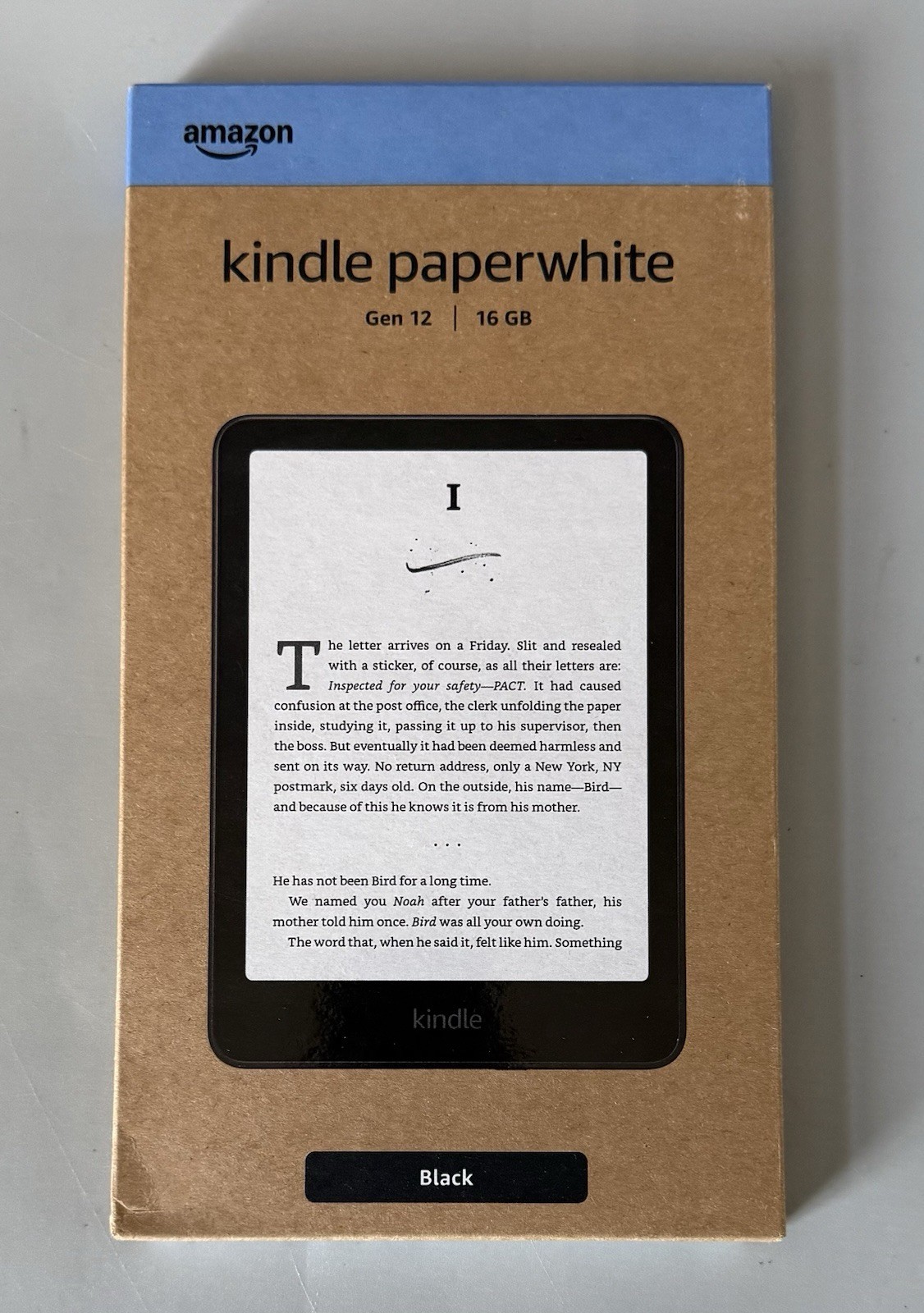 Amazon Kindle Paperwhite 12th Generation 7" 16GB — New Factory Sealed — Black