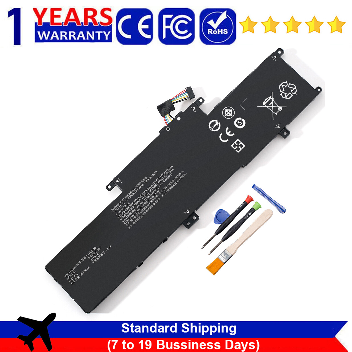 L17L3P53 L17C3P53 L17M3P55 Battery For Lenovo ThinkPad S2 Yoga L380 L390 01AV481