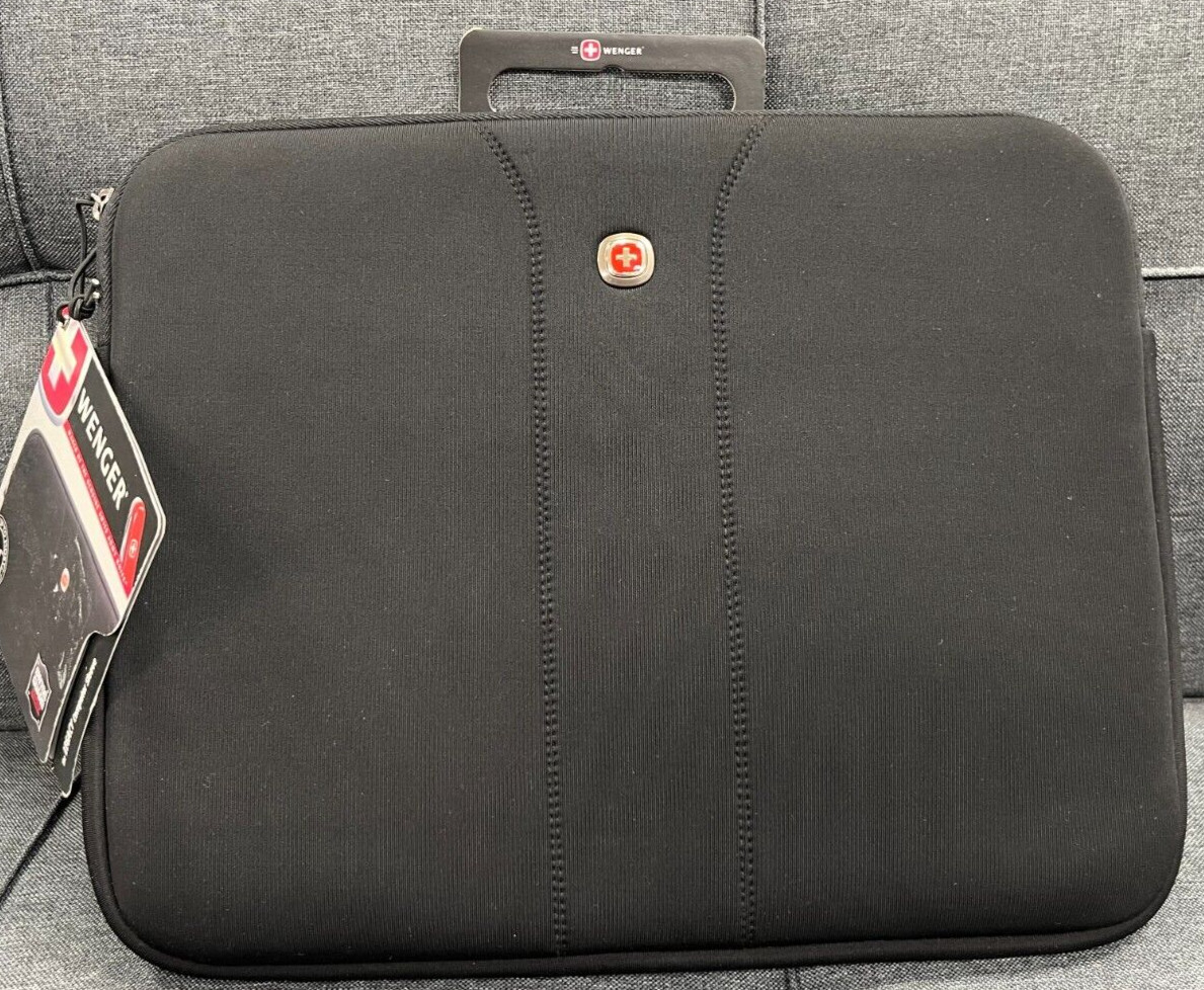 SwissGear by Wenger Legacy Computer Sleeve 14" with handle Black Brand-New