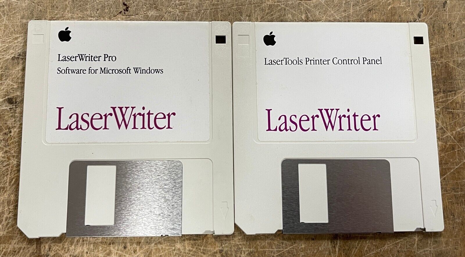 Vintage Apple LaserWriter Pro Windows Install Diskettes TESTED and READABLE