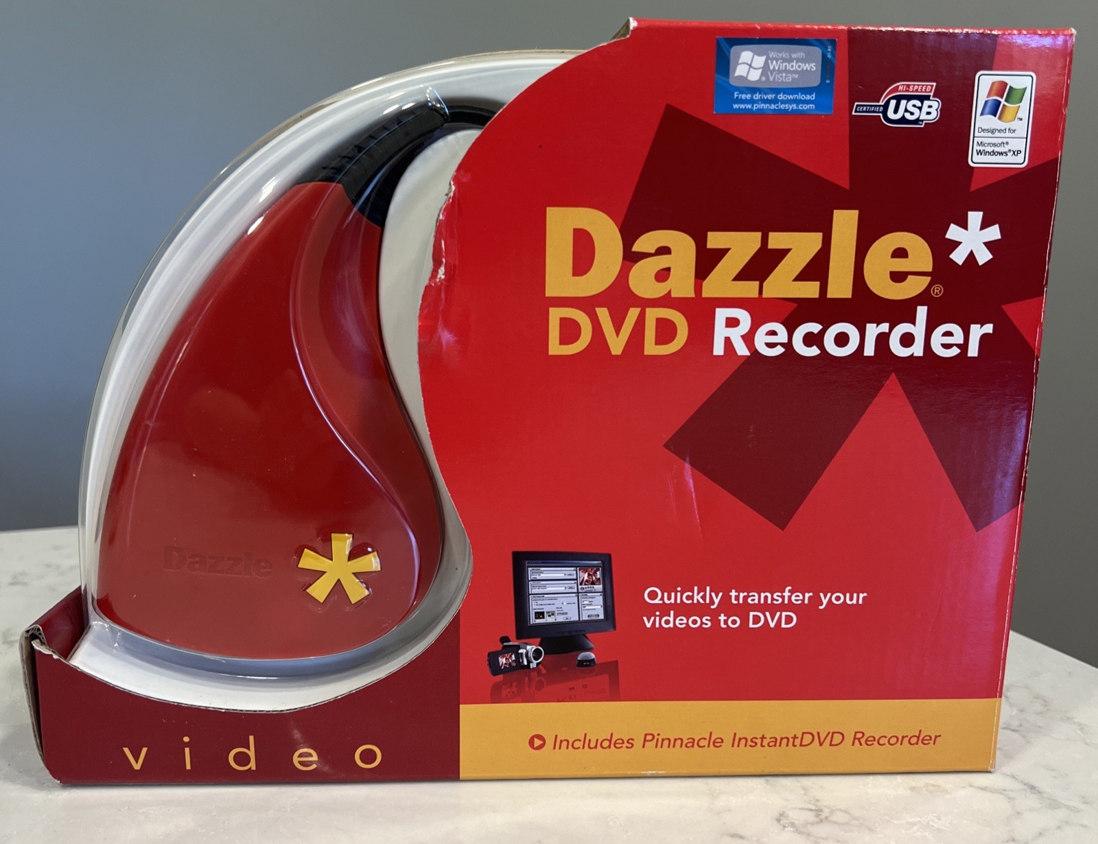 Pinnacle Dazzle DVD Recorder Video Capture PC With Disc Open Box 