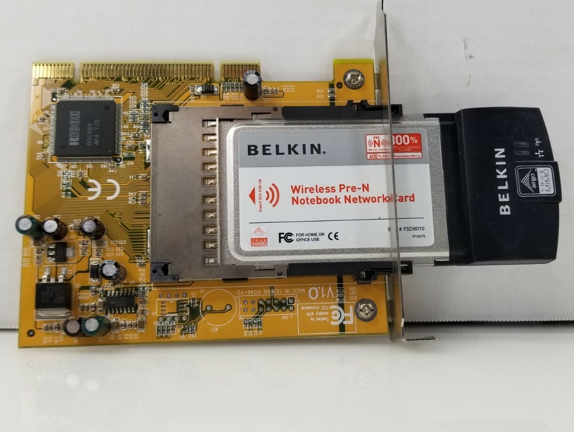 BELKIN Wireless Pre-N Notebook Network Card F5D8010