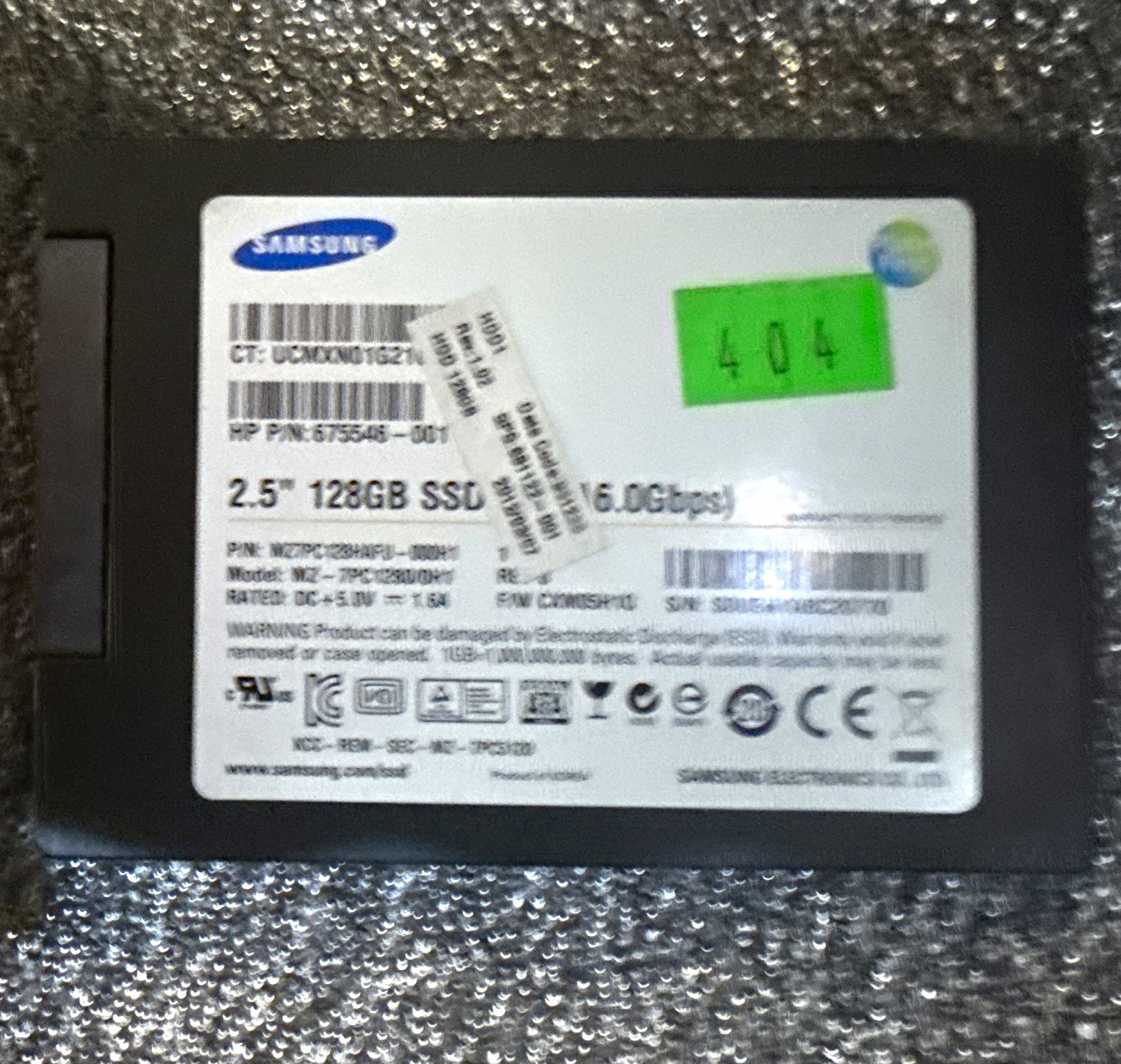 Samsung 128GB 2.5in SATA II Internal SSD TRIM MZ7PA128HMCD-000H1