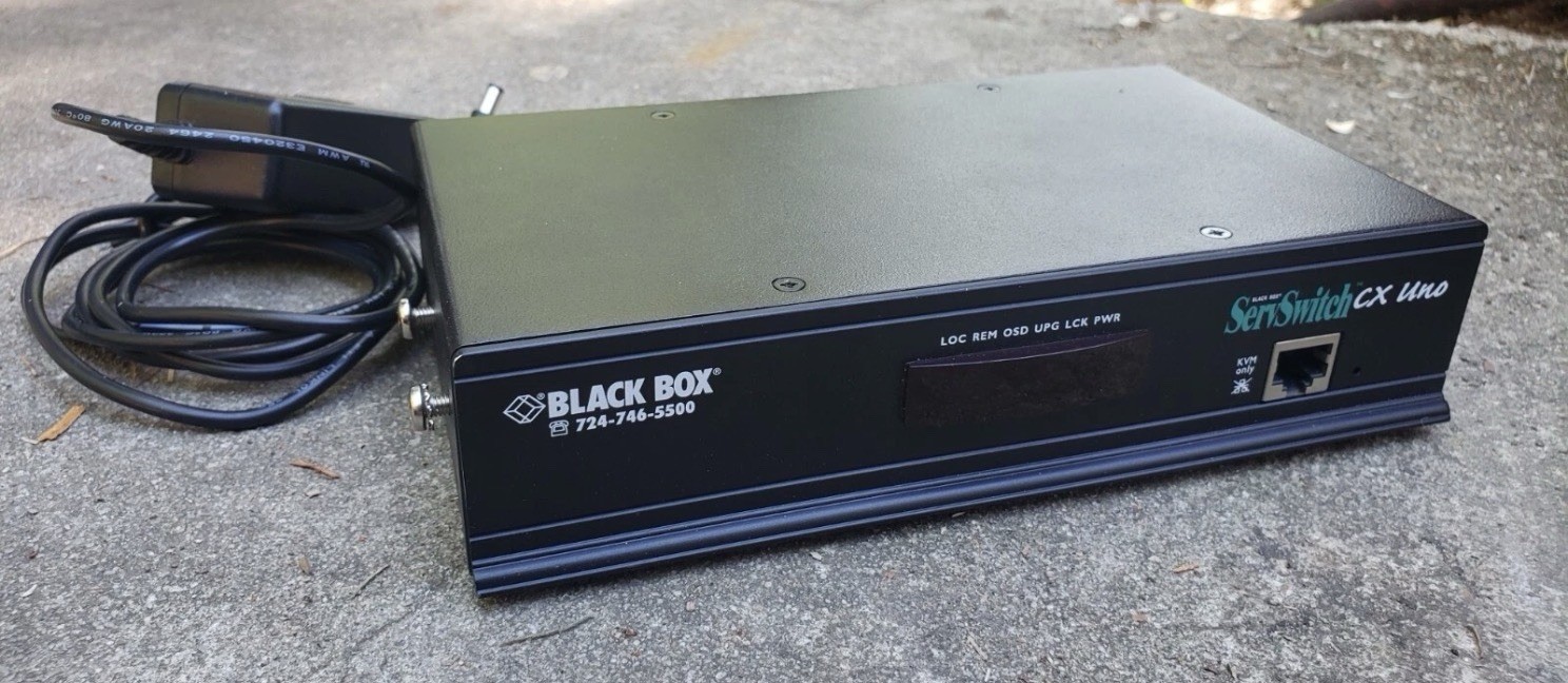 Black Box ServSwitch CX Uno 16-Port KVM Switch KV0161A