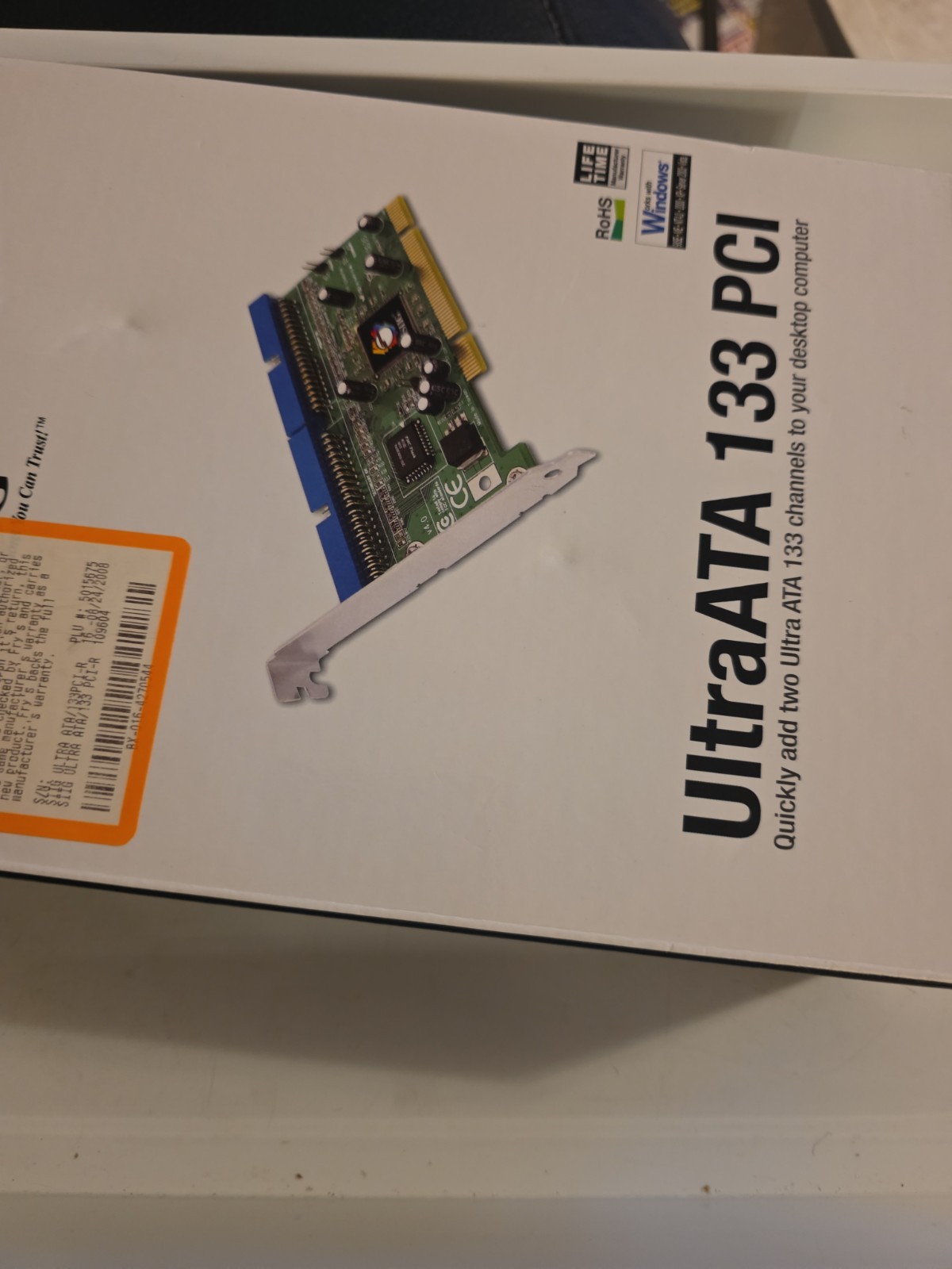 NEW SIIG UltraATA/133 PCI PC ATA Drive Controller, RoHS, SC-PE4B12-S4