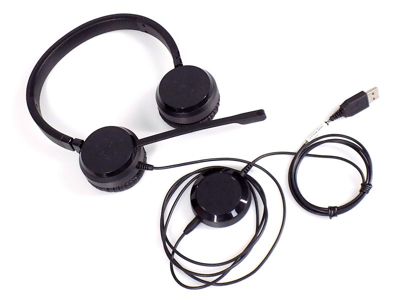 Dell Pro Stereo Headset UC350 Wired On-Ear USB Headphones, MINT Condition original box