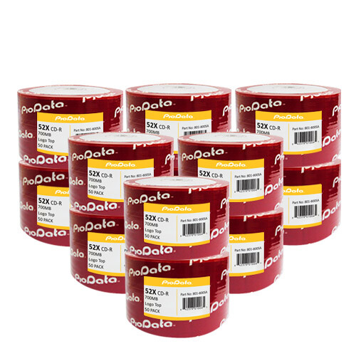 600 PC PioData 52X 700 MB 80 MIN CD-R Logo Top Blank Disc Media 831-800SA