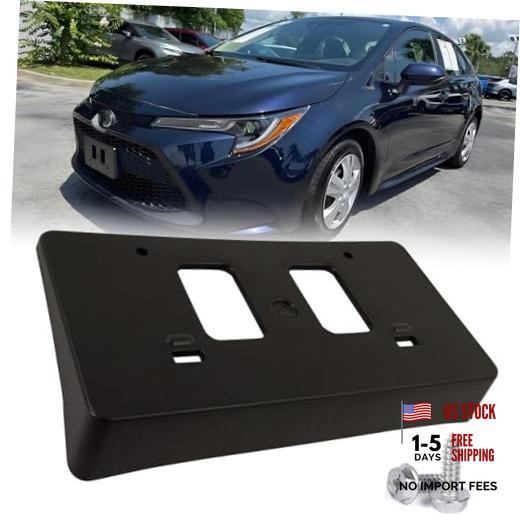 FASTCHE Front Bumper License Tag Plate Frame Bracket Holder Compatible with