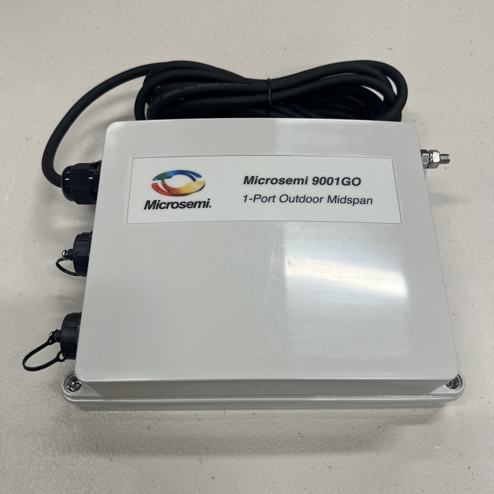 Microsemi PD-9601 GO/AC1-Port 802.3at Gigabit Outdoor PoE Midspan