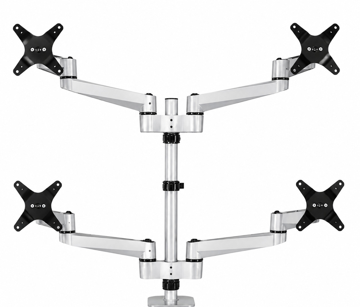 StarTech Full Motion 4 Arm Up to 27" Desk Monitor Mount ARMQUADPS