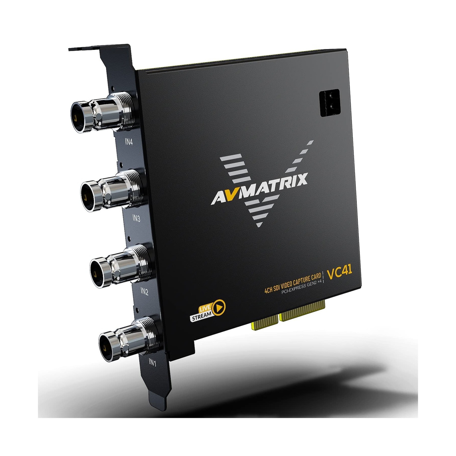 AVMATRIX PCIE Capture Card for PC, 4CH SDI with 1080P60 Ultra-Low Latency for...