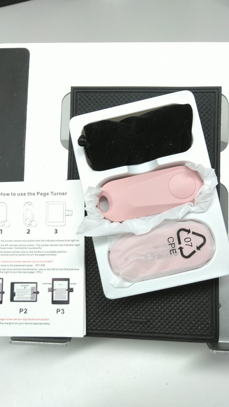 Datafy FYQ-K2 Remote Control Page Turner Pink for Kindle iPad Tablet eReaders