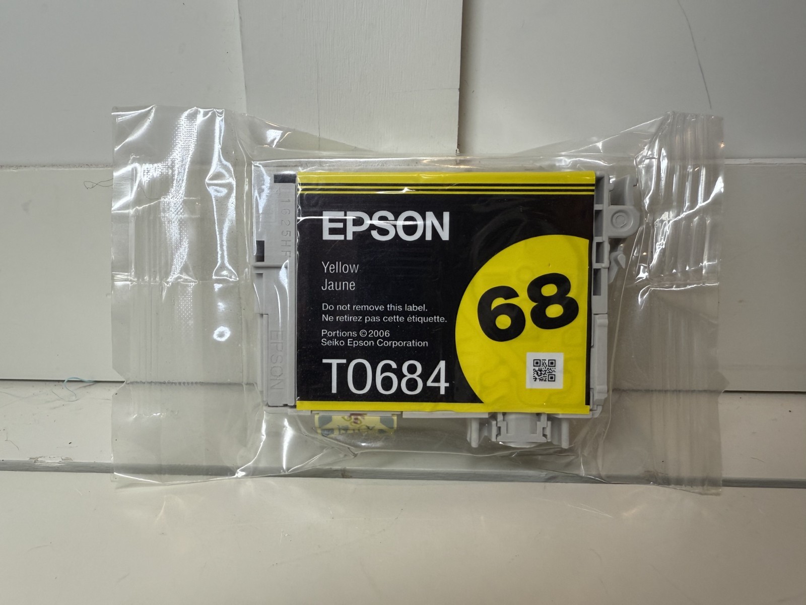 New Genuine Epson 68 Yellow Ink Cartridge Stylus CX5000, CX6000