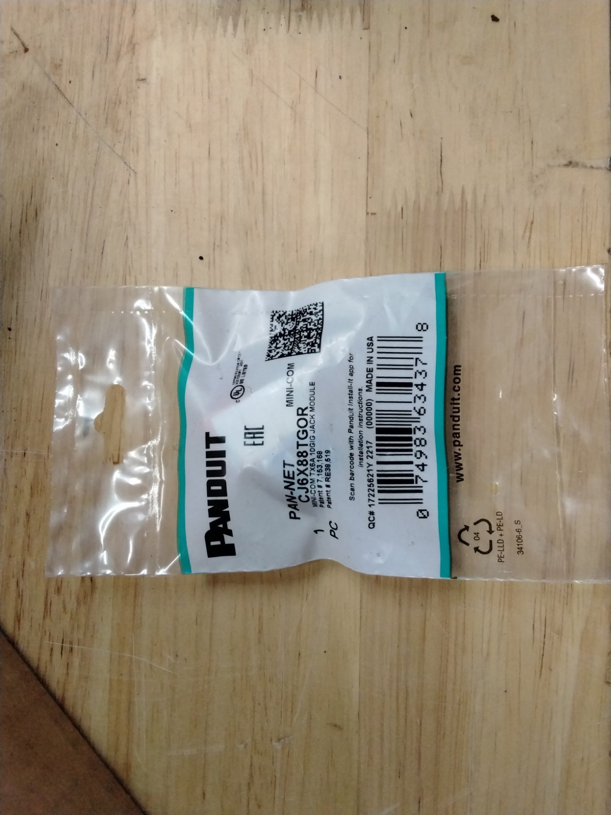 8 Lot PANDUIT Pan-Net CJX88TGOR 
