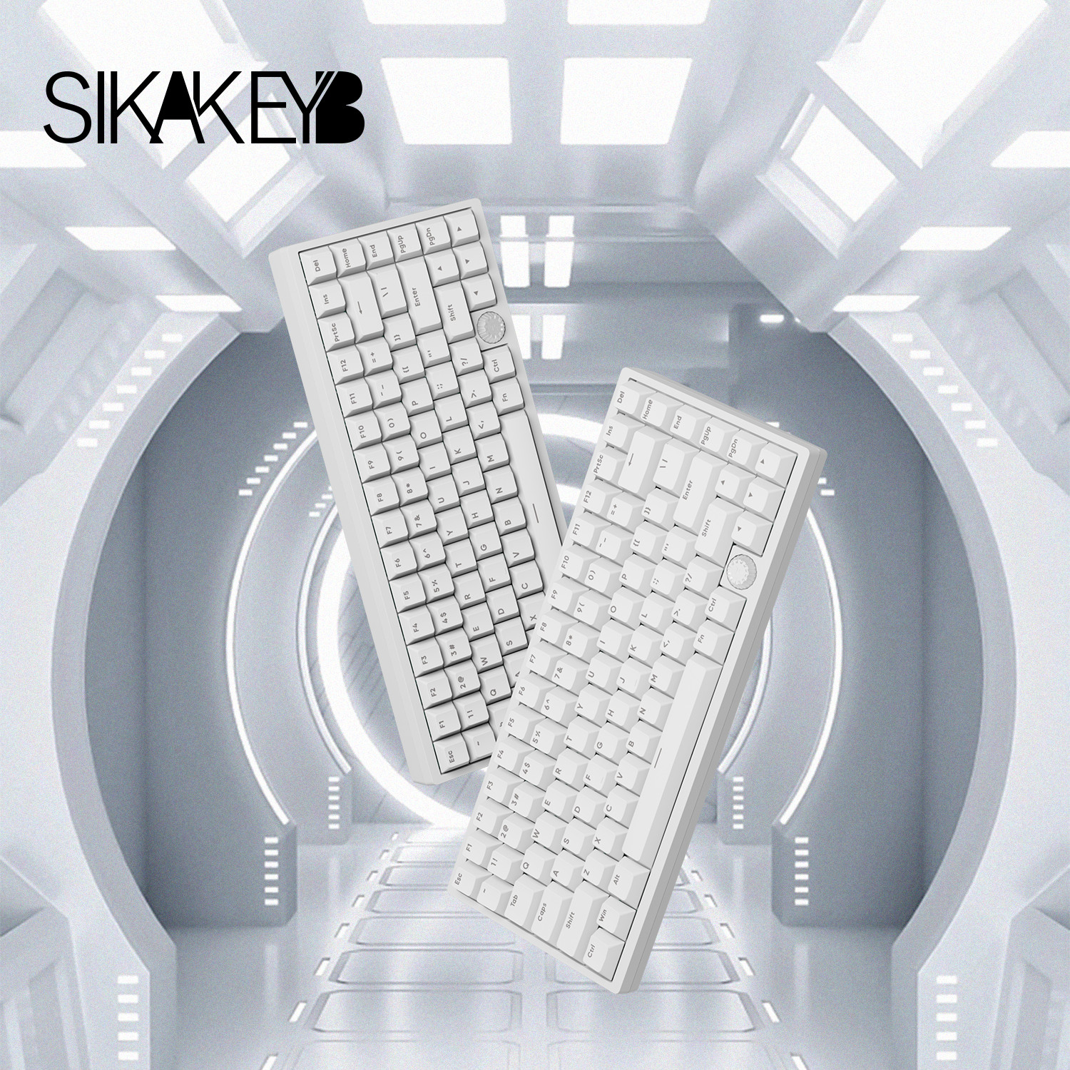 Sikakeyb Castle Ck75 Us Gateron Magnetic Jade Switch 83 Key %75 Magnetic Keyboar