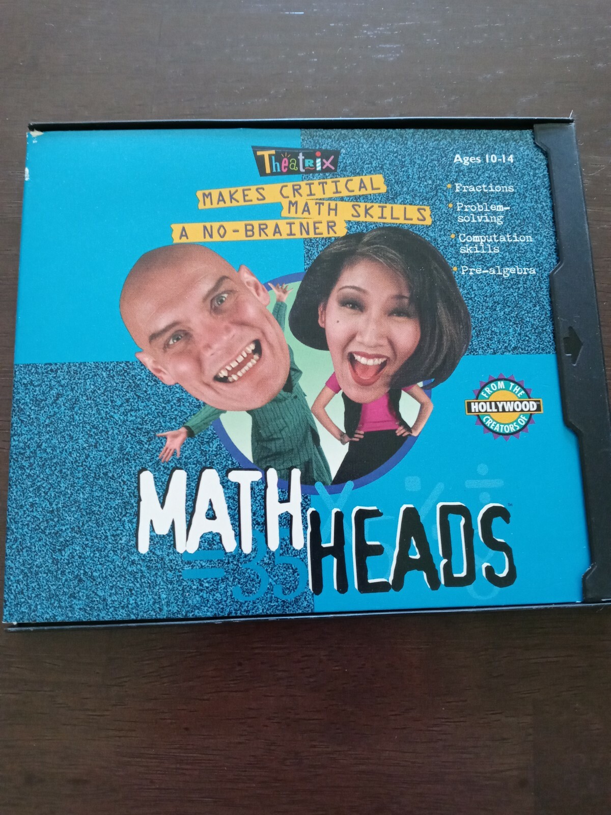 Math Heads By Theatrix PC MAC CD-ROM Ages 10-14 Vintage 